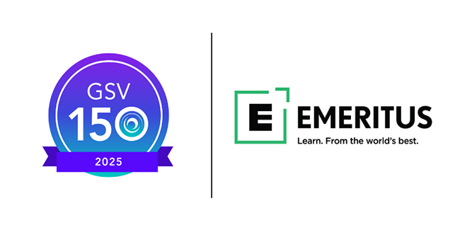 Emeritus Named to the 2025 GSV 150: The Most Transformational Growth Companies in Digital Learning & Skills by - Emeritus